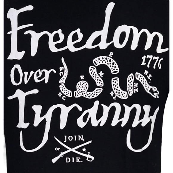 Howitzer Style Men's T-Shirt Over Tyranny Military Grunt MFG - Picture 6 of 10